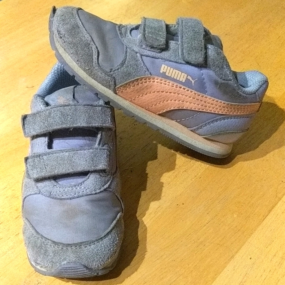 Toddler 8C Puma ST Runner Velcro Lavender